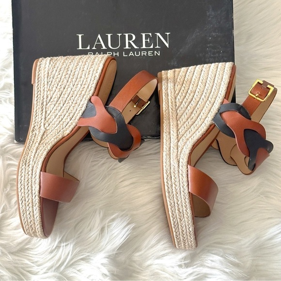 LAUREN RALPH LAUREN Hazell Wedge Sandals​ - Picture 2 of 7